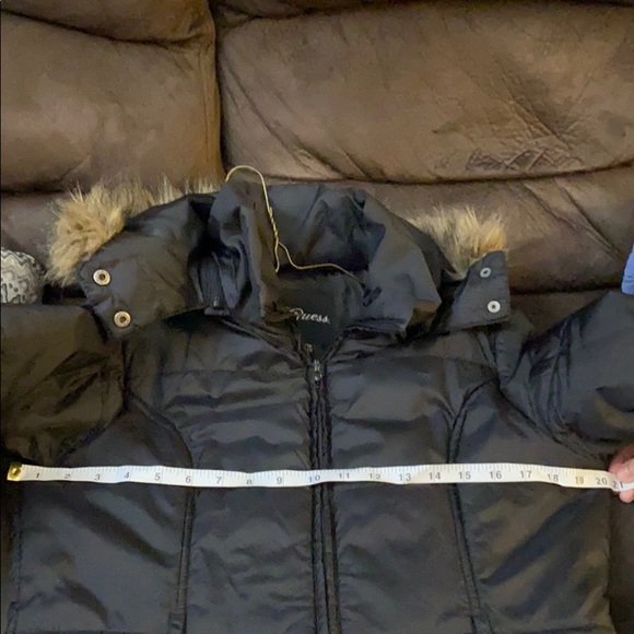 BOGO!!! Women Guess Long Quilted Coat - Picture 9 of 9